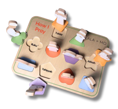 Puzzle prière enfant – Apprendre la Salah en jouant | LALA + MO - Lalaandmo