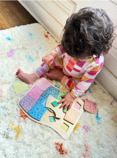 Tapis de prière Puzzle des couleurs - Lalaandmo