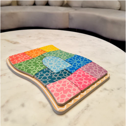 Tapis de prière Puzzle des couleurs - Lalaandmo
