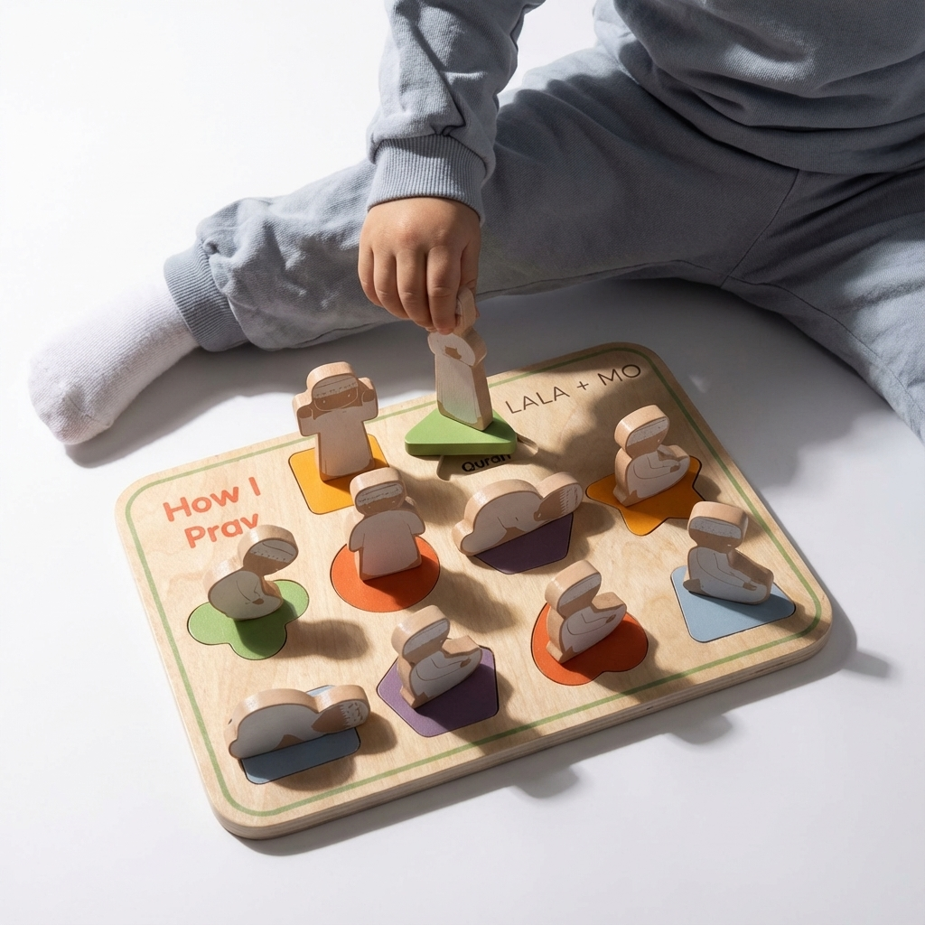 Puzzle prière enfant – Apprendre la Salah en jouant | LALA + MO - Lalaandmo