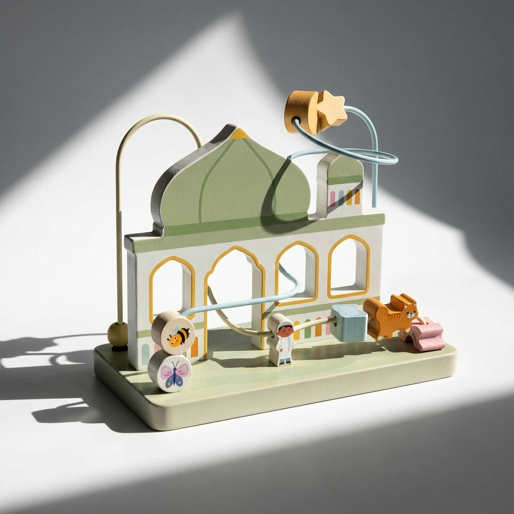 Labyrinthe de perles Masjid – jeu d’éveil, motricité et découverte culturelle - Lalaandmo